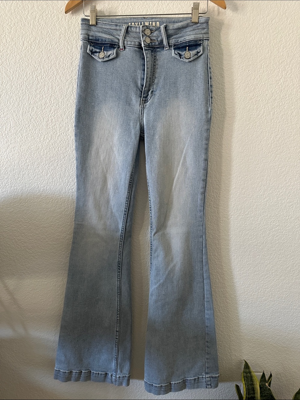 Idyllwind Light Blue Flare Jeans - Women's Wide Leg